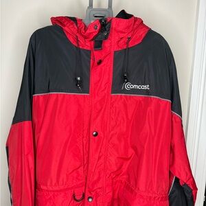 Comcast Red and Black Jacket